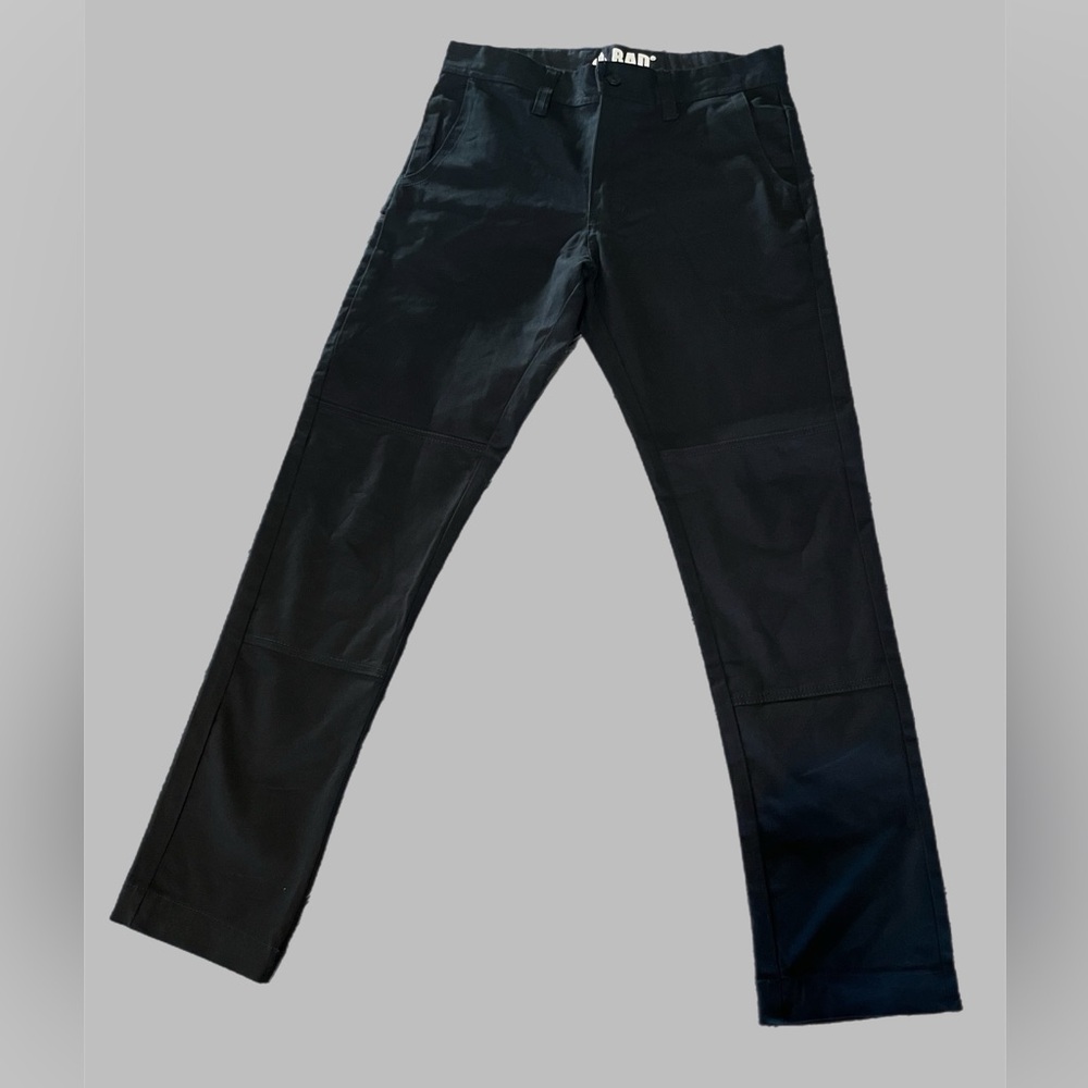BAD WORKWEAR (brand) slim fit chino work pants in black